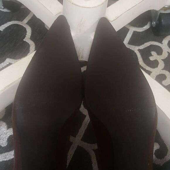 STUART WEITZMAN Brown Kitten Heels - Size 3 - Picture 5 of 6